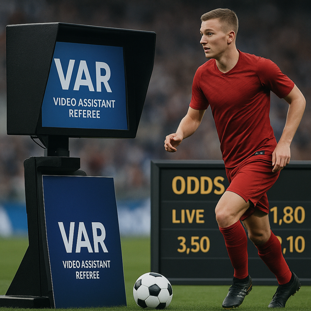 גלו כיצד טכנולוגיית ה-VAR משפיעה על הימורי הכדורגל: הימורים חיים, שווקים פופולאריים, וכיצד להמר נכון ולהצליח להרוויח בעידן החדש.